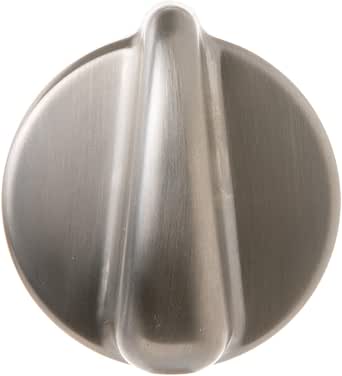 GE WB03T10266: Stainless Steel Range/Stove Control Knob