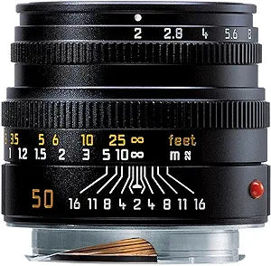 Leica 11826 50mm f/2 Summicron-M Lens - Black