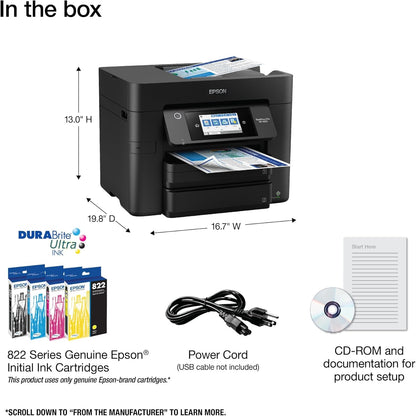 Epson WF-4830 Workforce Pro Printer - Wireless All-in-One