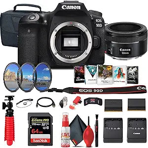 Canon 3616C002 EOS 90D DSLR Camera Bundle Renewed