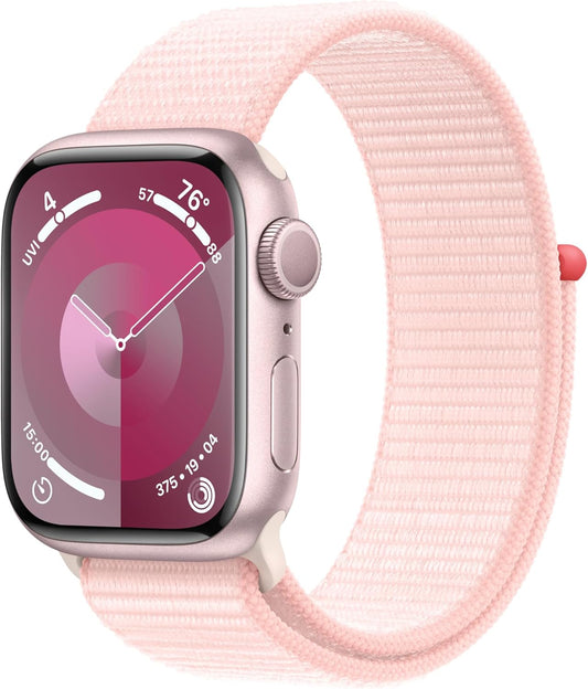 Apple Watch Series 9 41mm GPS - Pink Aluminum, Light Pink Band
