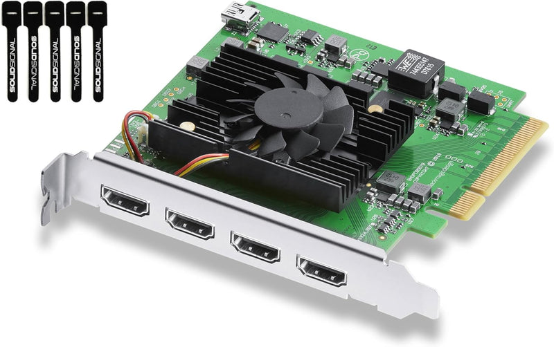 Blackmagic Design BDLKDVQDHDMI4K DeckLink Quad HDMI Capture Card — main product image