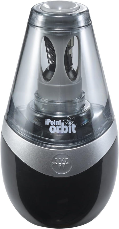 Westcott 16244 iPoint Orbit Battery Pencil Sharpener - Black
