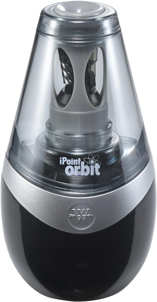Westcott 16244 iPoint Orbit Battery Pencil Sharpener - Black