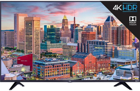 TCL 49S517 49-Inch 4K Roku Smart TV (Renewed)