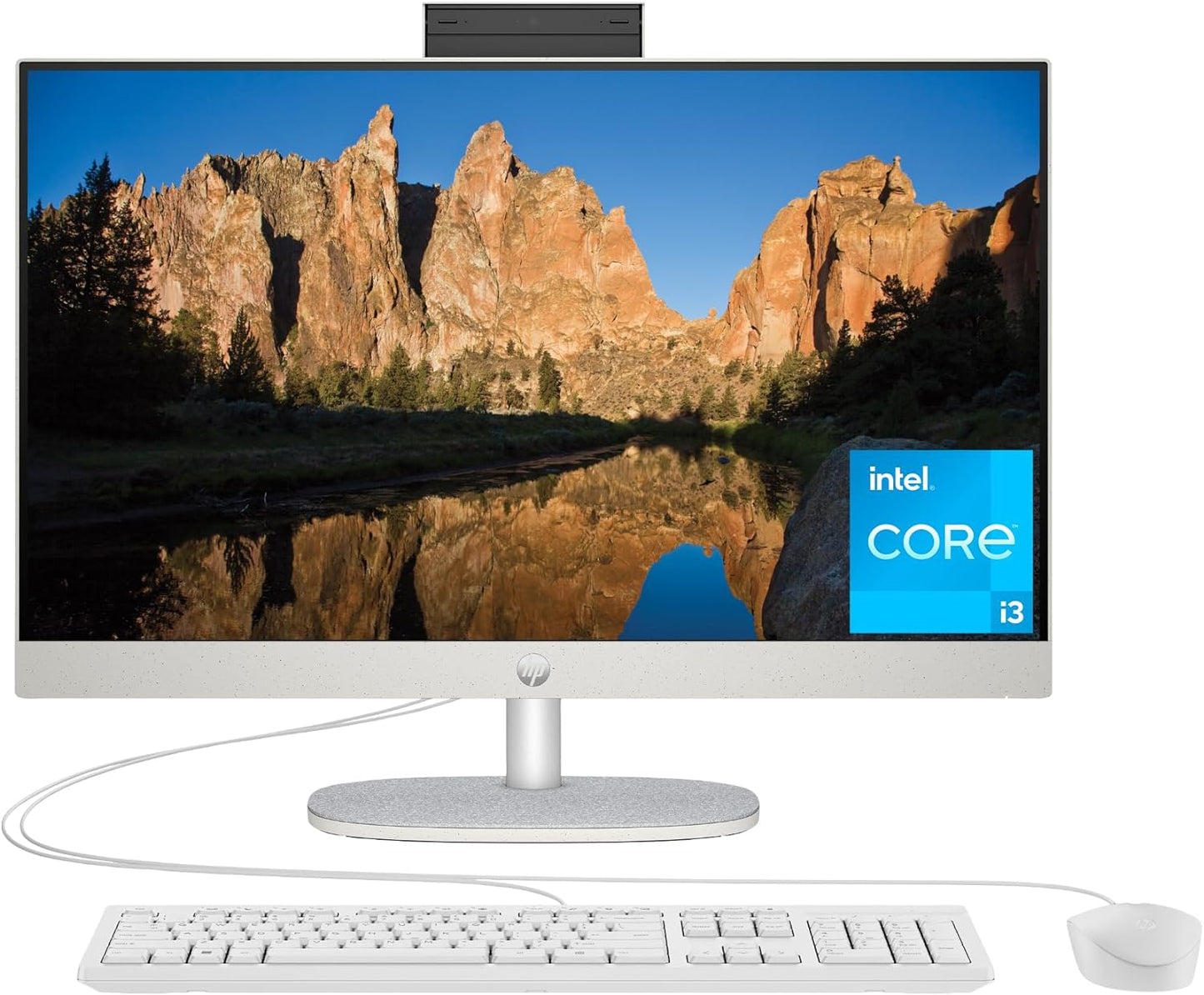 HP 8R2K4AA#ABA 23.8-inch All-in-One Desktop i3-N300