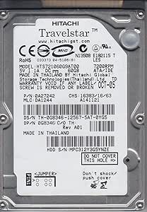 Hitachi HTS721060G9AT00 60GB 7200RPM 2.5 IDE HDD