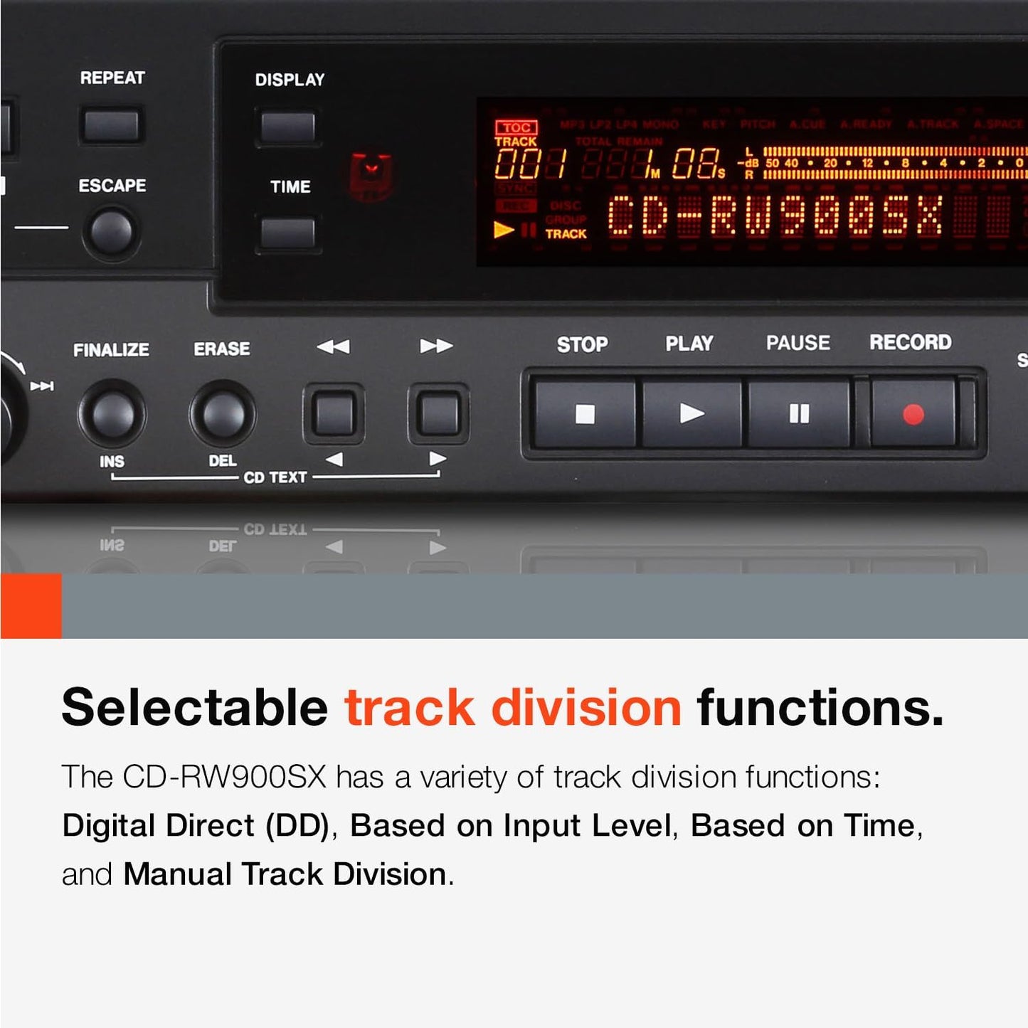 Tascam CDRW900SX Professional CD Recorder/Player