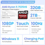 Lenovo 24ARR9 Ryzen 5 AIO Desktop Touchscreen