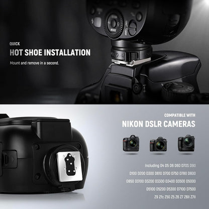 Neewer Z1-N Round Head Speedlite Flash for Nikon