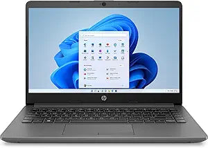 HP 14-DK1015la 14" HD Laptop AMD Athlon 256GB SSD Renewed