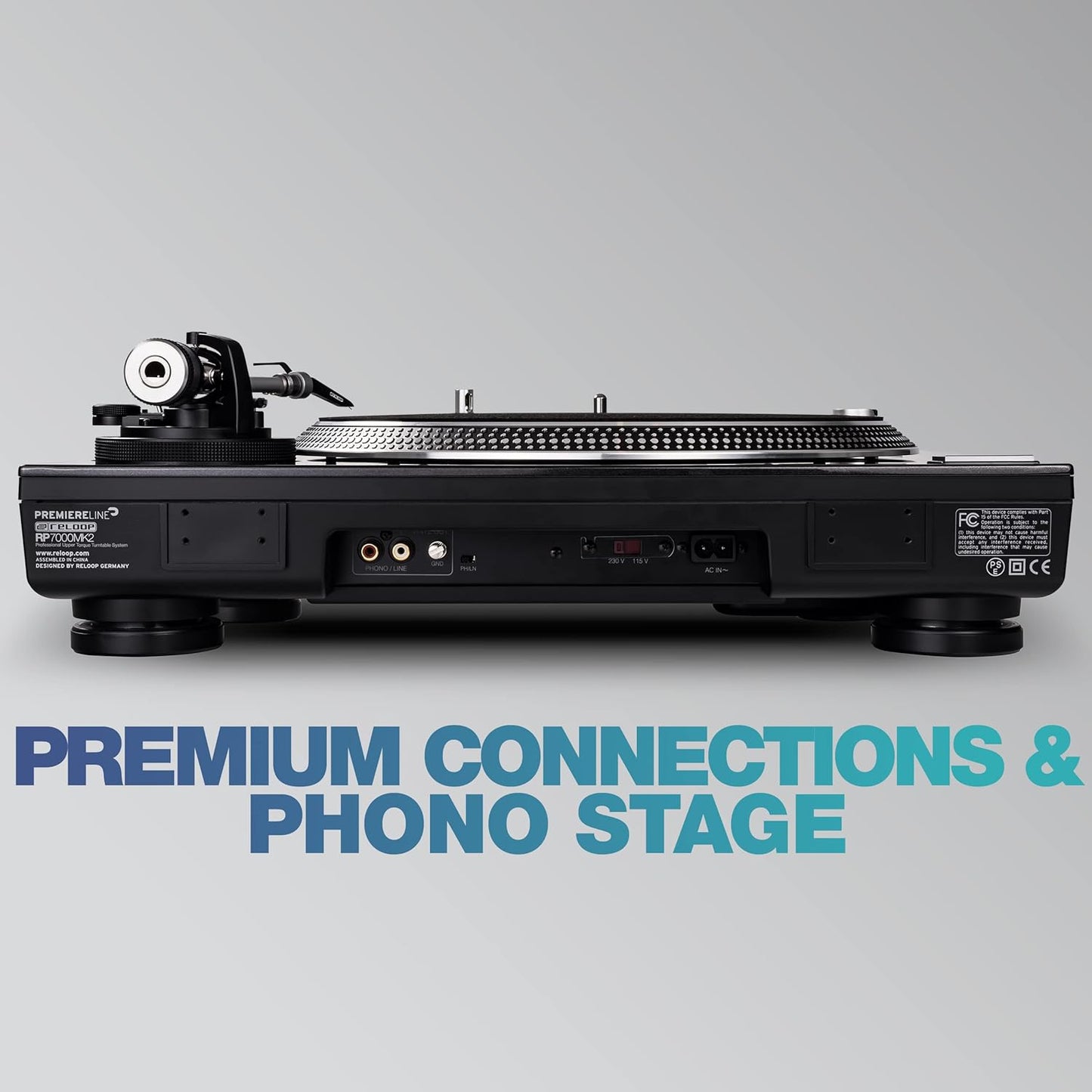 Reloop AMS-RP-7000-MK2 Pro DJ Turntable System