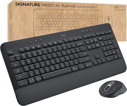 Logitech 920-010909 Signature MK650 Wireless Keyboard and Mouse Combo