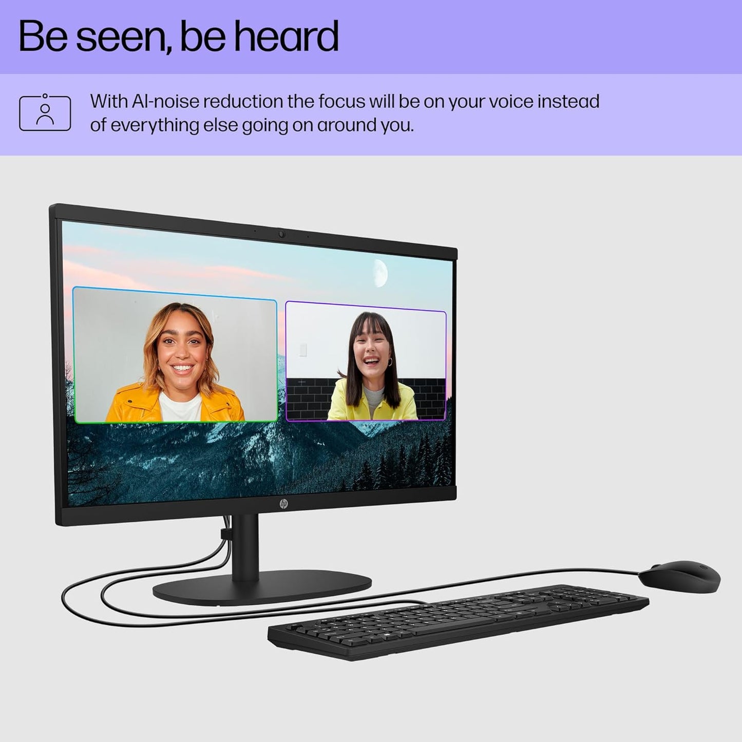 HP 22-dg0020 22" All-in-One Desktop PC