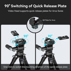 SmallRig 4104-CF-FBA-US Pan Tilt Fluid Video Head