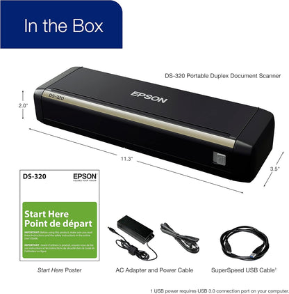 Epson B11B243201 DS-320 Mobile Scanner ADF