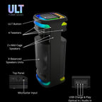 Sony ULT Tower 10 Party Speaker Karaoke Bundle (Black)