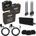 Rode Wireless GO II Dual Channel Microphone System + Lavalier