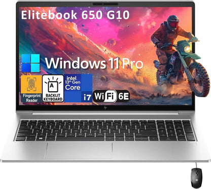 HP 650 G10 Elitebook 15.6" i7 Laptop 64GB 4TB SSD Win11 Pro
