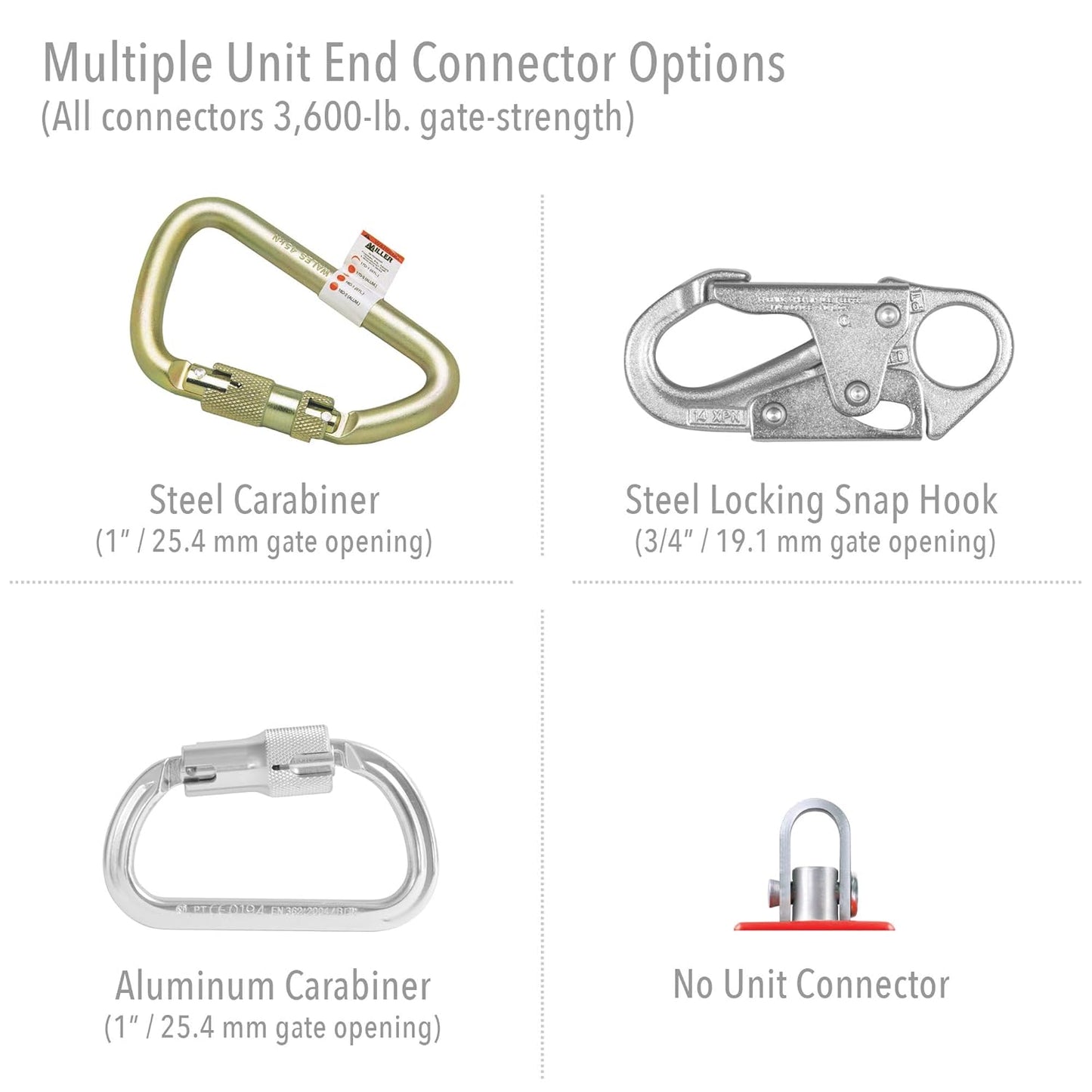 Miller MFL-1-Z7/6FT TurboLite 6ft Fall Limiter