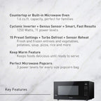 Panasonic NN-SN75LB 1.6 cu.ft Inverter Countertop Microwave