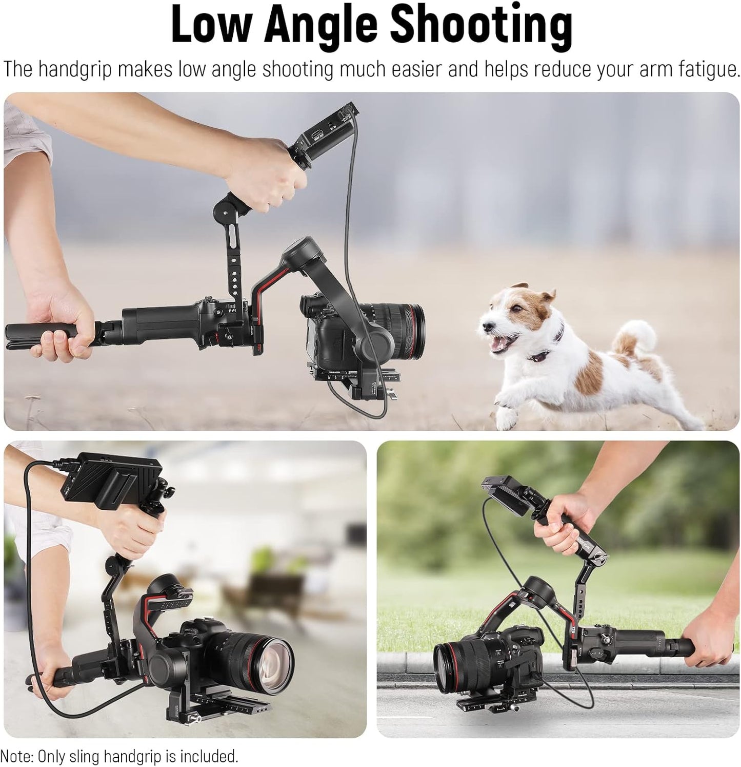 Neewer 10101298 Adjustable Sling Handle Grip - Gimbal Stabilizer