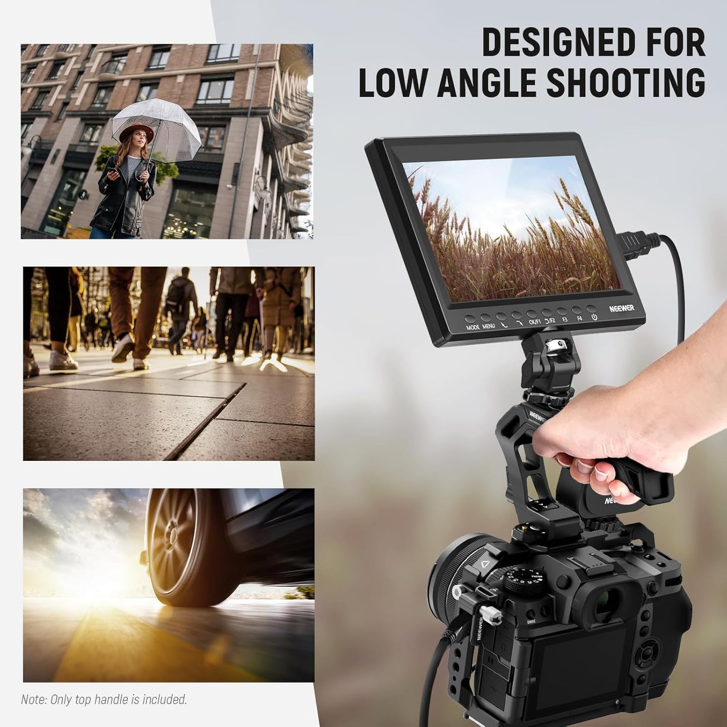 Neewer CA008 Camera Top Handle NATO Rail Kit