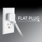 GE 40530 3-Outlet 15 Ft Braided Power Strip