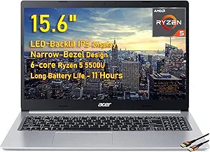 Acer Acer Aspire 5 Ryzen 5 5500U 15.6" FHD Laptop