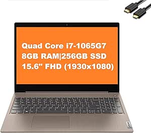 Lenovo IdeaPad 3 i7 Laptop, 15.6-in FHD, French Keyboard