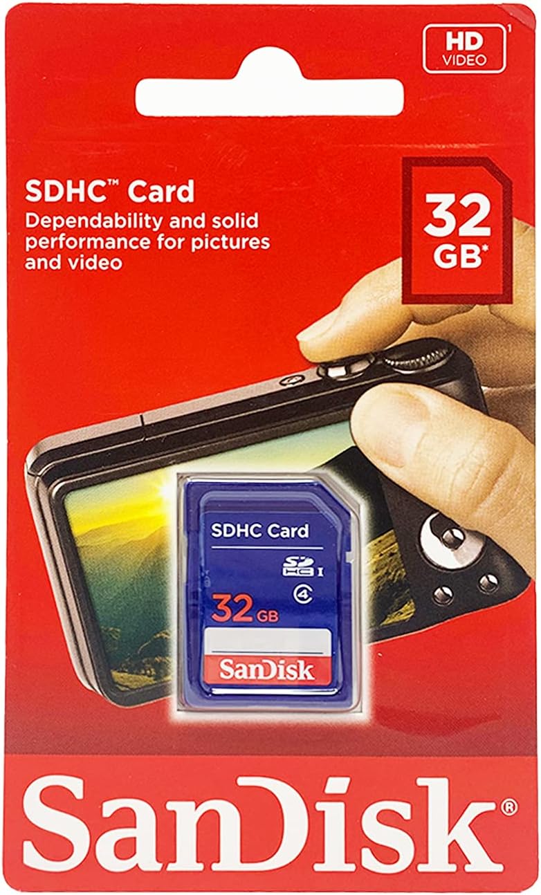 SanDisk SDSDB-032G 32GB SDHC Flash Memory Card — main product image