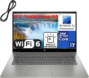 HP 17-CN Envy 17" FHD Touch Laptop - i7-13700H, 1TB SSD, Win 11 Pro