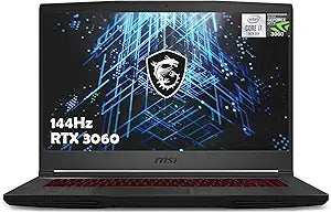 MSI GF65 Thin RTX 3060 144Hz Gaming Laptop — main product image