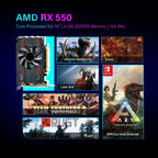 Dell OptiPlex Tower RGB Gaming PC RX 550 Renewed