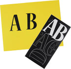 Westcott 15856 LetterCraft Permanent Vinyl Letters Nueva