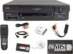 JVC VCR 4 Head VCR+ Renewed Player with Remote