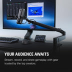 Elgato Wave3 Premium Condenser Microphone and Mic Arm