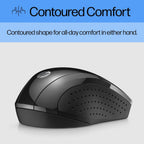 HP X3000 G3 Black Wireless Mouse 1600 DPI