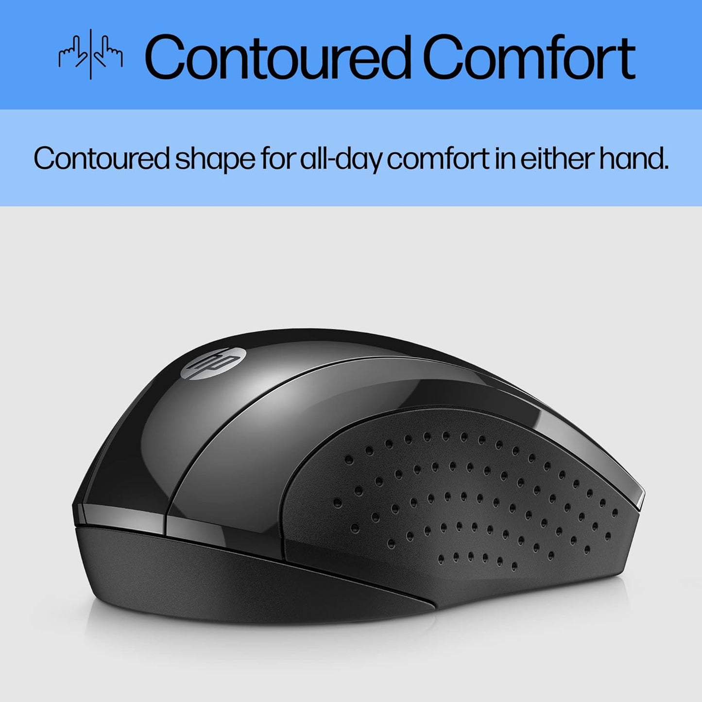 HP X3000 G3 Black Wireless Mouse 1600 DPI