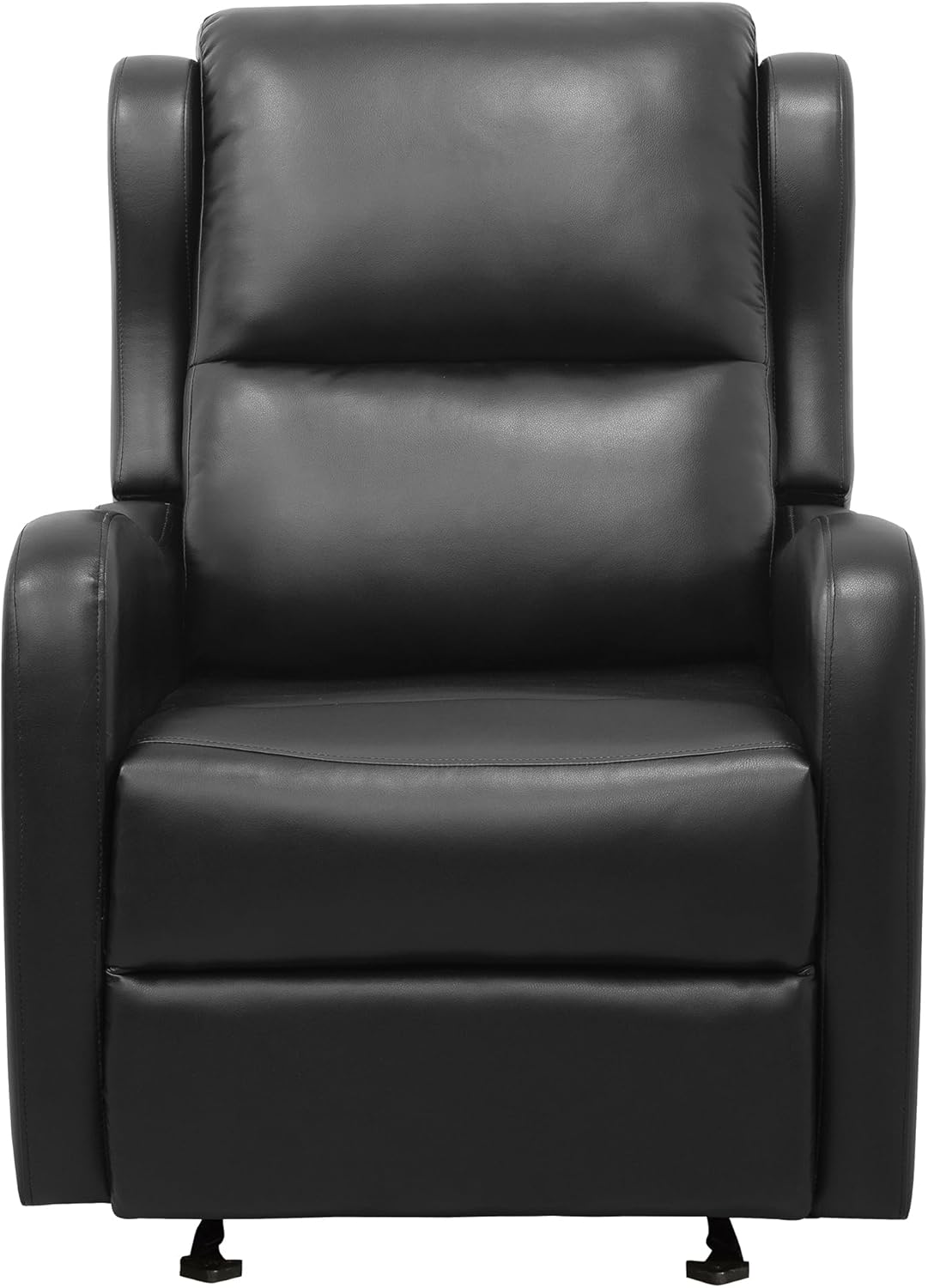 Lexicon 194840244745 Black Glider Recliner Chair