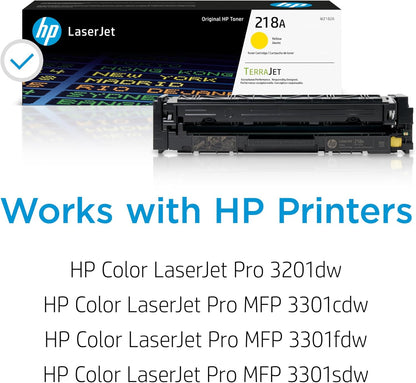 HP W2182A 218A Yellow Toner Cartridge - LaserJet Pro