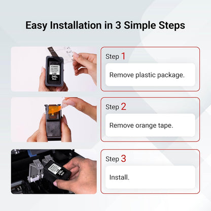 Canon PG-240XL Black Ink Cartridge - High Yield, Genuine