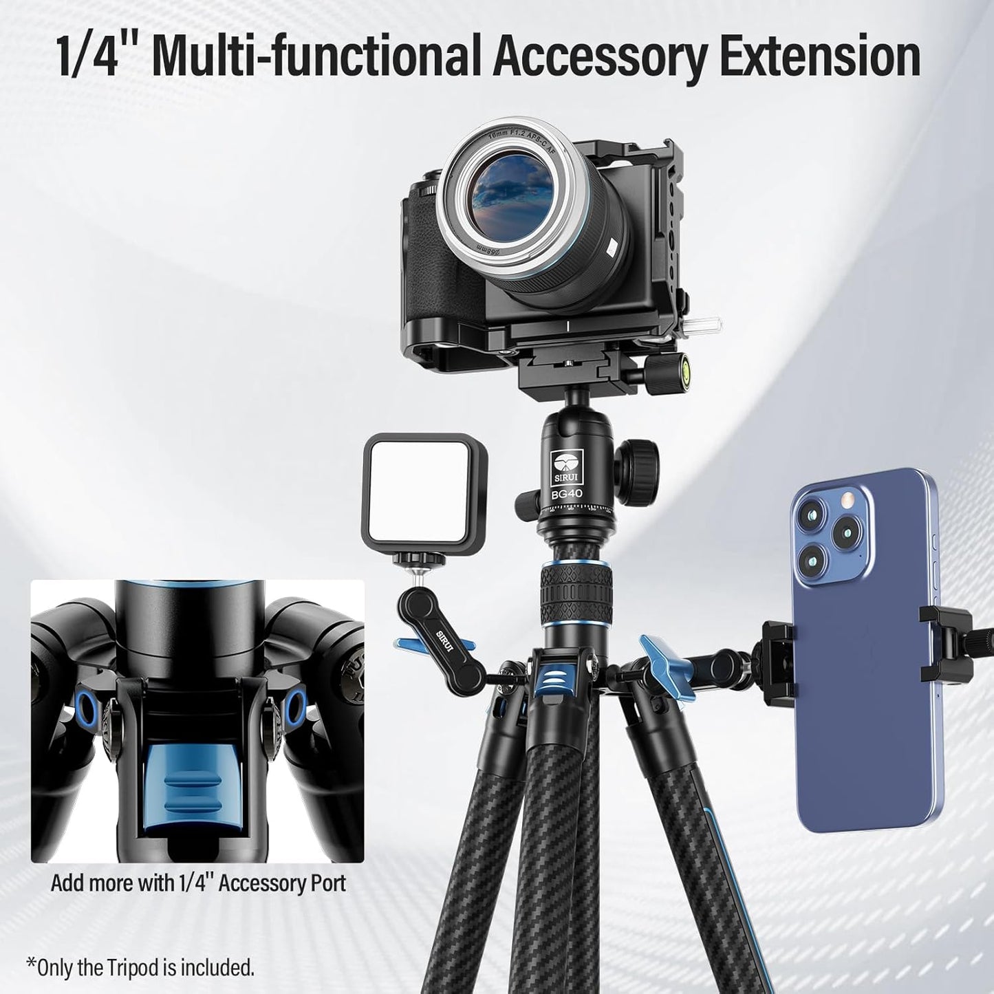 Sirui Traveler X-Ⅲ Carbon Fiber Tripod with Ball Head