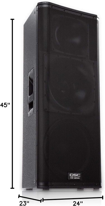 QSC KW153 15" 1000W 3-Way Active Loudspeaker