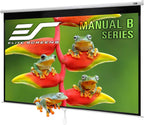 Elite Screens M100H 100-INCH Manual Pull Down Projector Screen