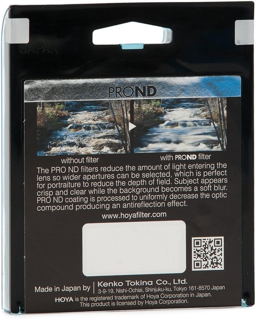 Hoya ND64 55mm PROND Neutral Density Filter, 6 Stop
