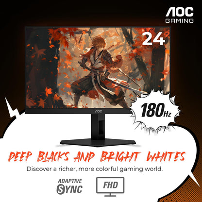 AOC 24G4E 24" 180Hz FHD Gaming Monitor