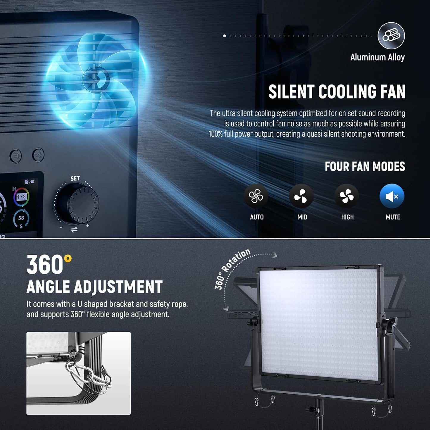 Neewer AP150C 150W RGB LED Video Light Panel