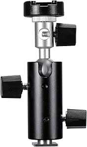 Neewer 10076179 Camera Flash Speedlite Mount Swivel Bracket