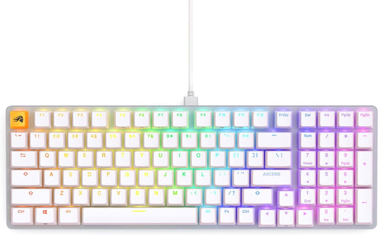 Glorious GLO-GMMK2-96-FOX-W GMMK 2 TKL Barebones Keyboard